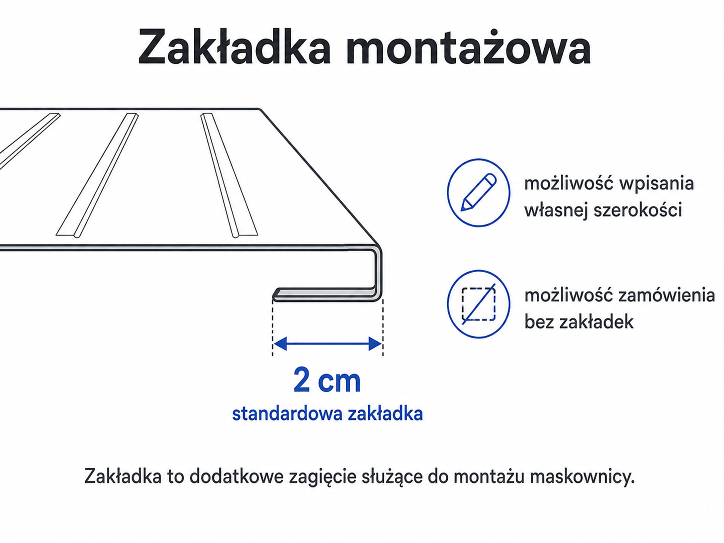 Instrukcja zakładki montażowej