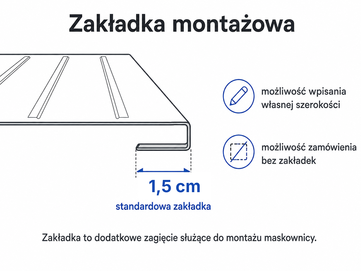 Zakładki montażowe